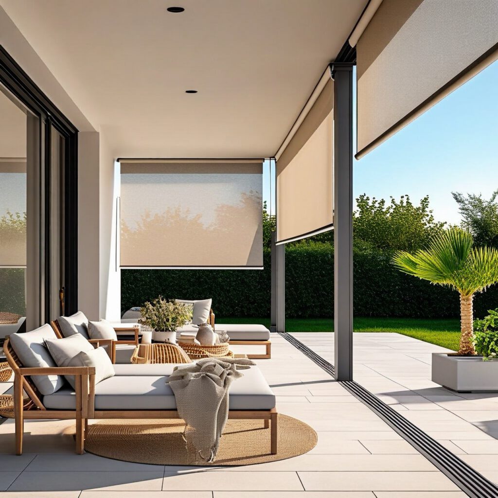 Windproof Outdoor Blinds | Skyline Builds product reference