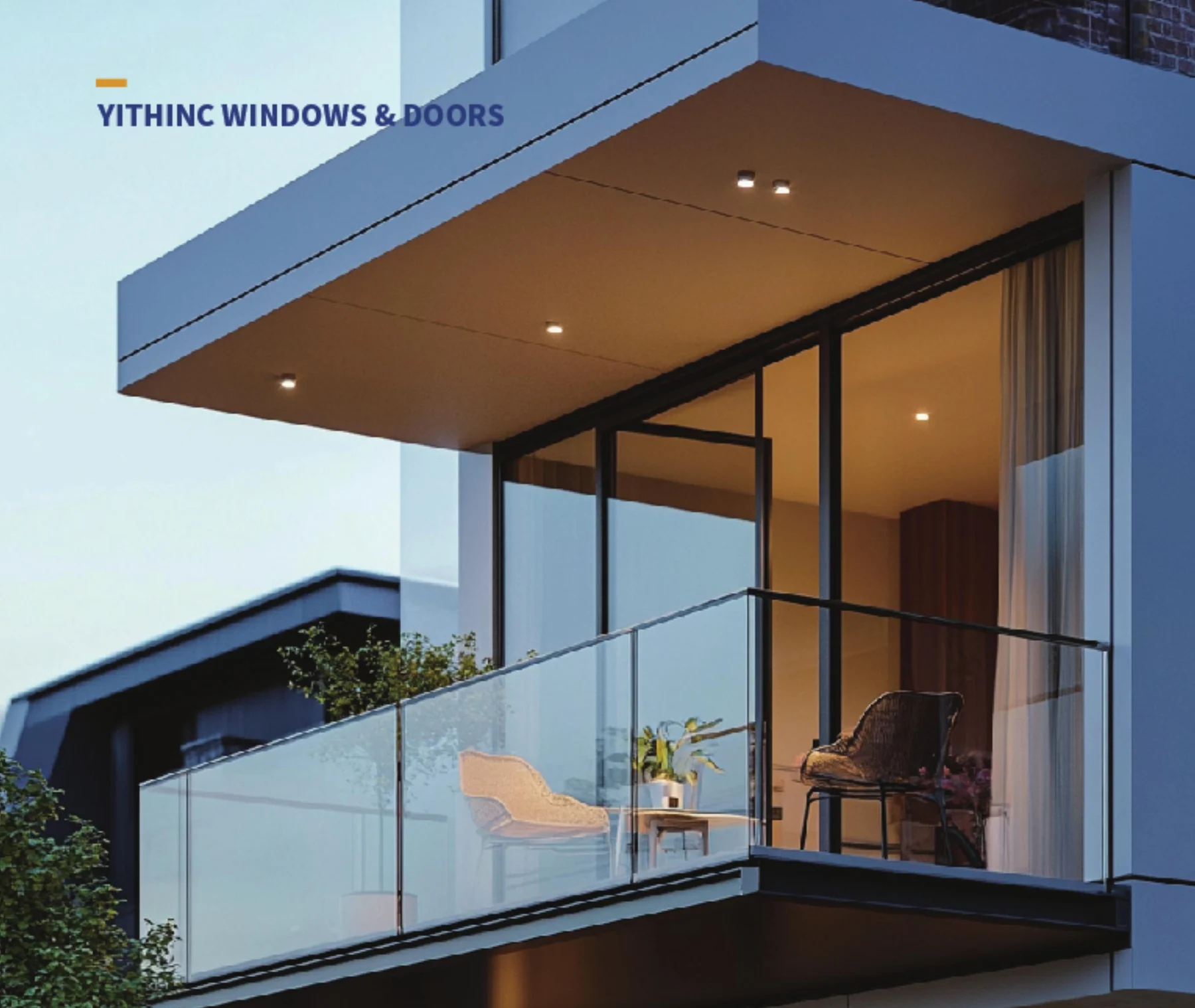 YC62 Two Track Sliding Door lifestyle view